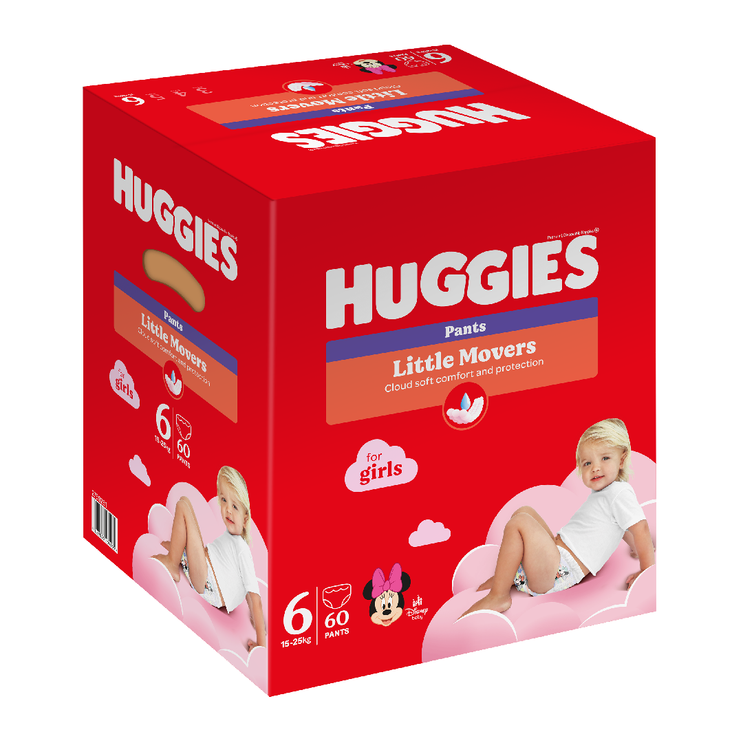 Scutece chilotel, Fetite, Marimea 6, 15-25 kg, 60 bucati, Huggies