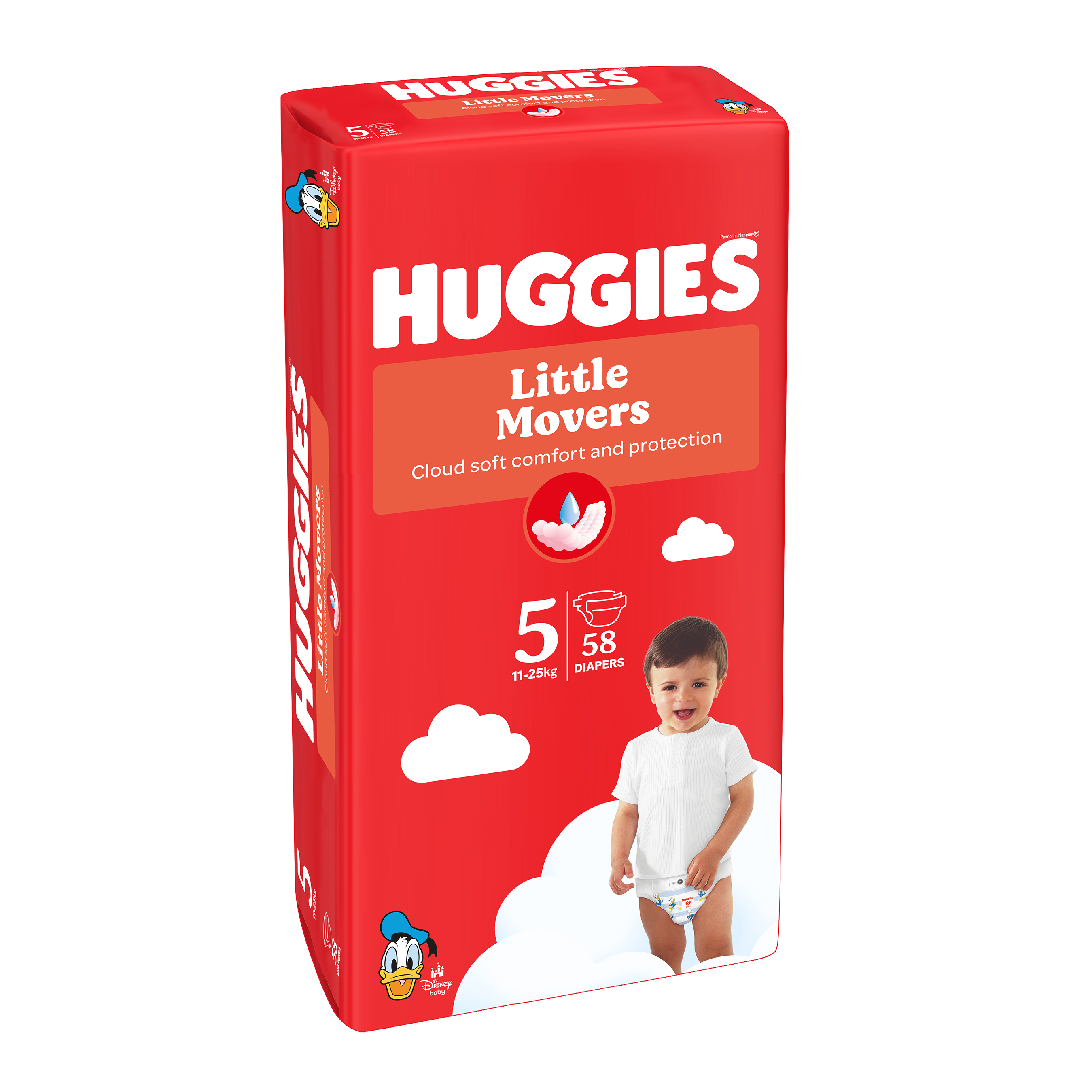 Scutece Ultra Comfort Nr.5, 11-25 kg, 58 bucati, Huggies