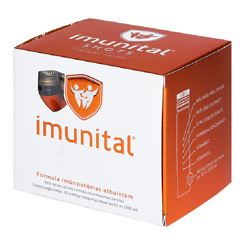 Imunital Shots pentru sistemul imunitar, 20 bucati*10ml, Valentis