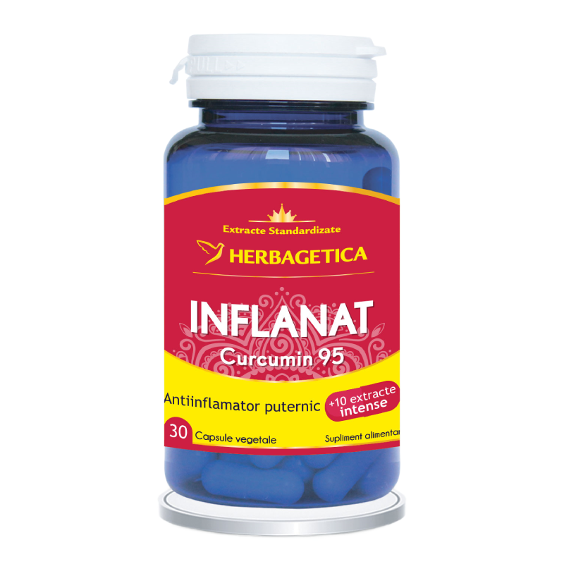 Inflanat Curcumin 95, 30 capsule, Herbagetica