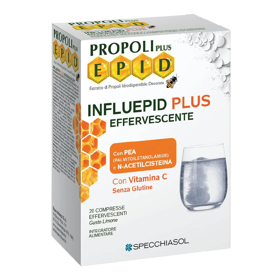 Influepid Plus Effervescent, 20 comprimate, Specchiasol