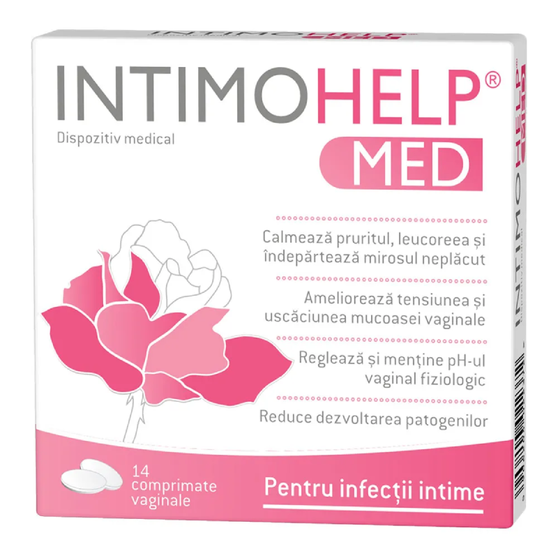 Intimohelp Med, 14 comprimate vaginale, Zdrovit