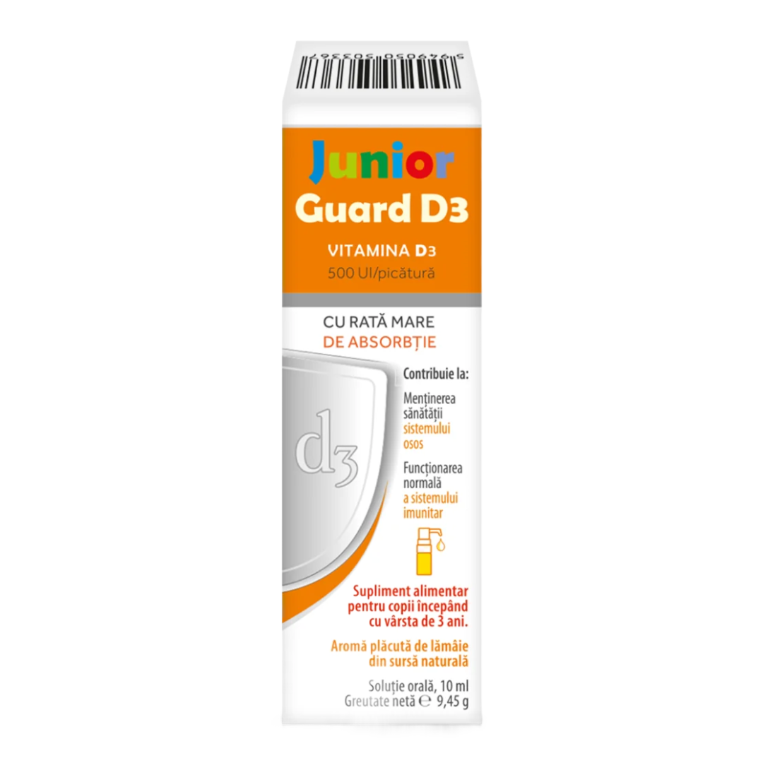 Vitamina D3 Junior Guard, 10 ml, Magna Pharm