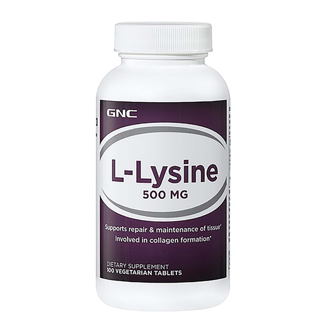 L-Lysine, 500 mg, 100 tablete, GNC