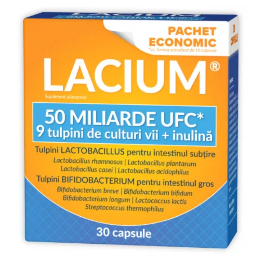 Lacium 50 miliarde UFC, 30 capsule, Zdrovit