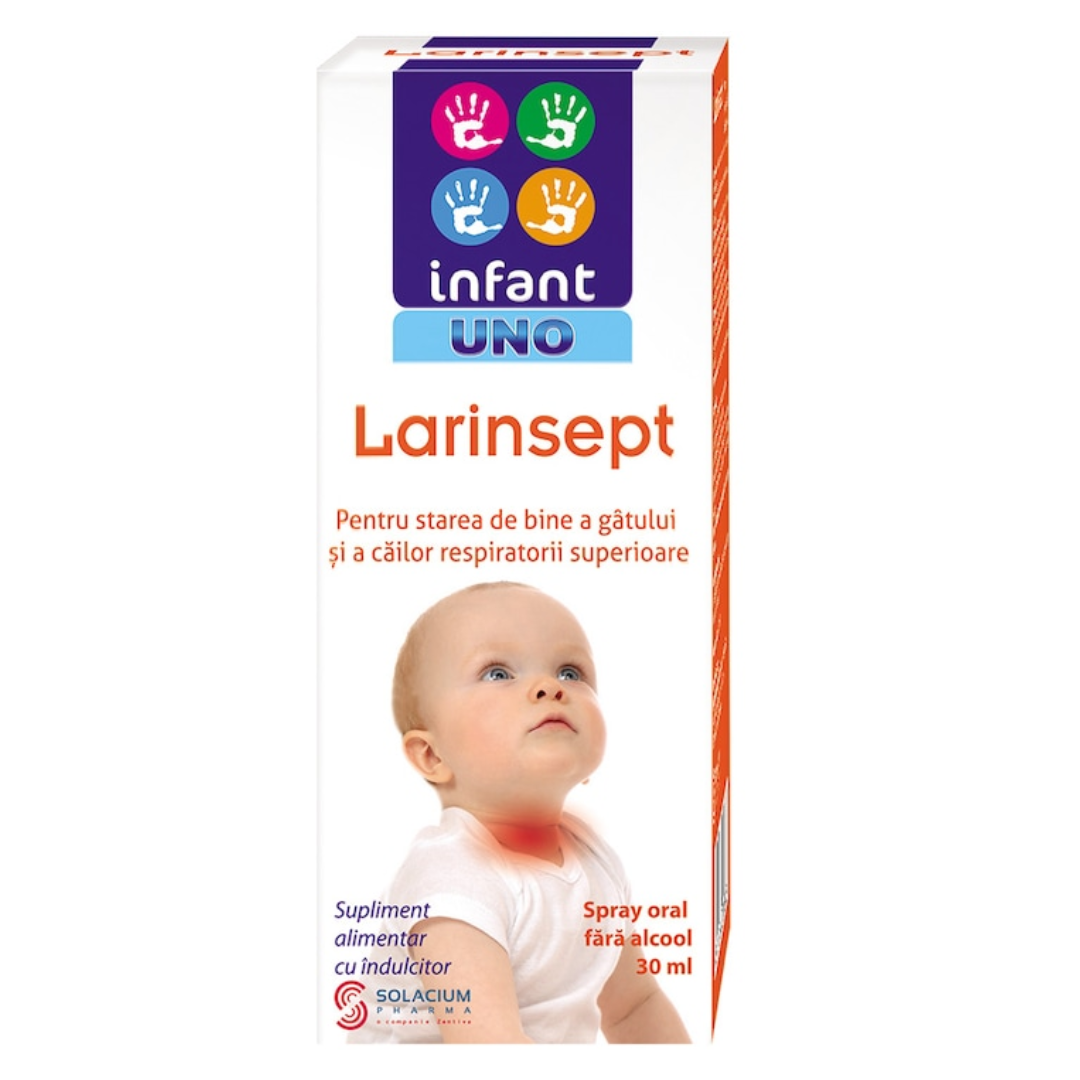 Spray oral Infant Uno Larinsept, Solacium, 30 ml