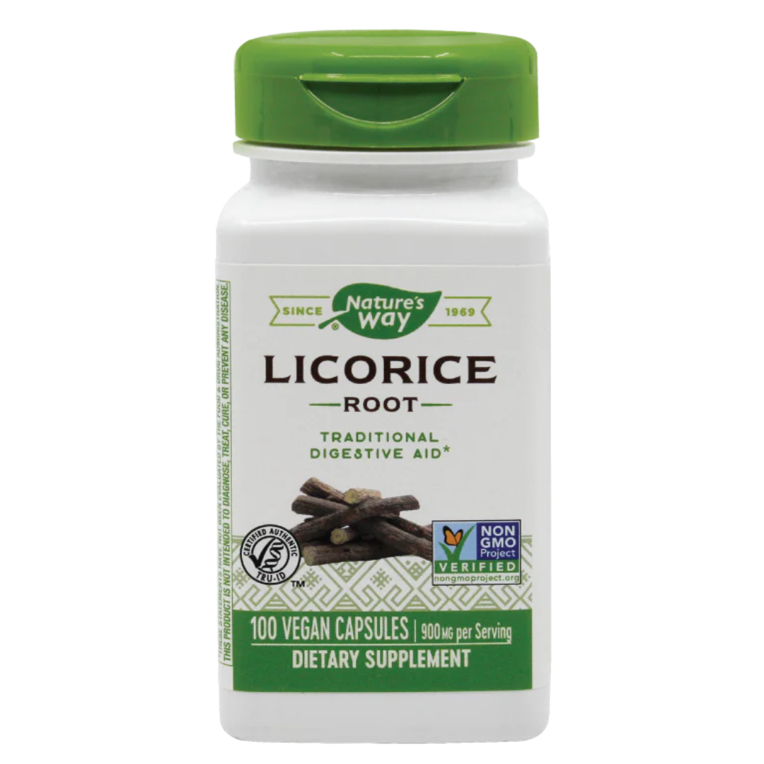 Secom Licorice (Lemn dulce) 450mg, 100 capsule vegetale