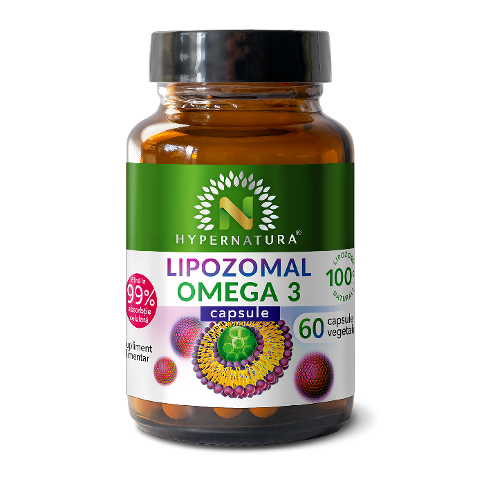 Lipozomal Vegan Omega 3, 60 capsule, Hypernatura