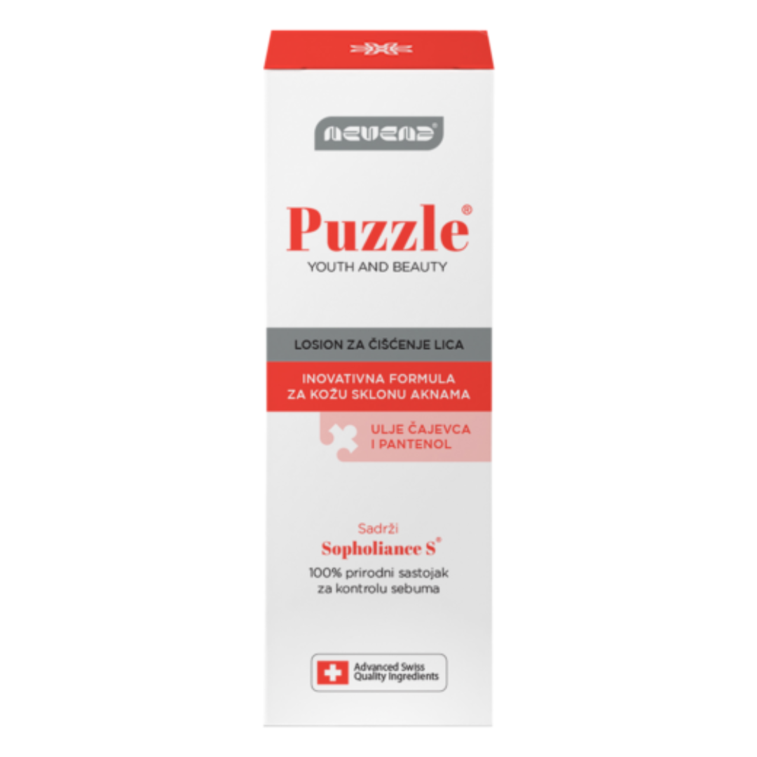 Lotiune pentru tenul acneic Puzzle, 100ml, Nevena