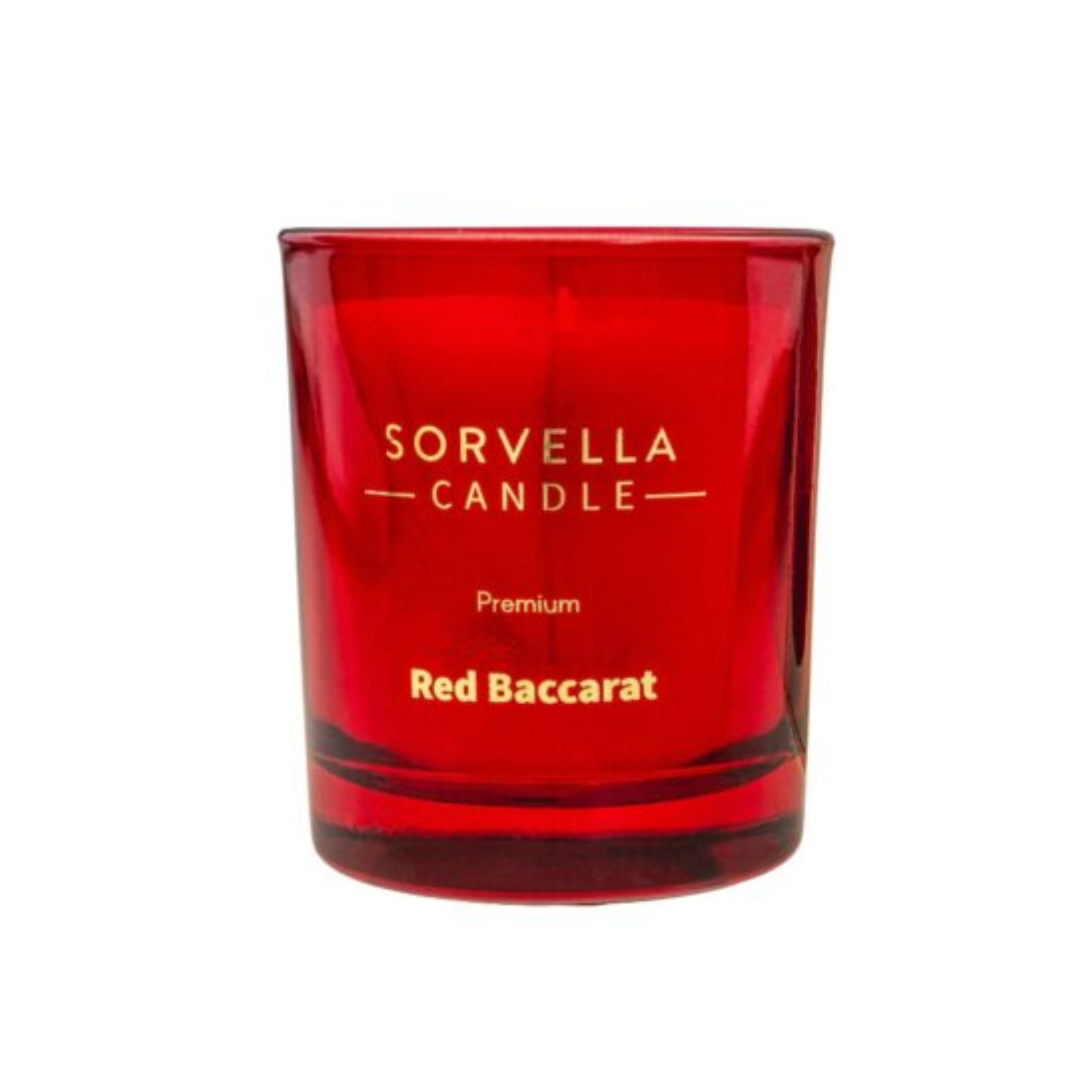 Lumanare parfumata premium Red Baccarat, 170g, Sorvella