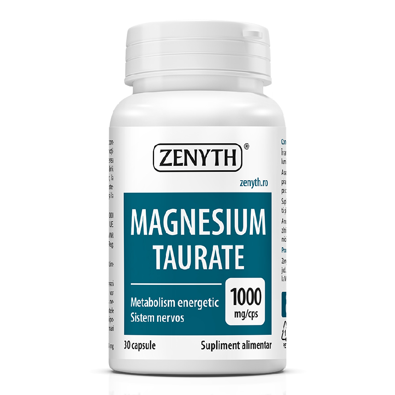 Magnesium Taurate, 30 capsule, Zenyth