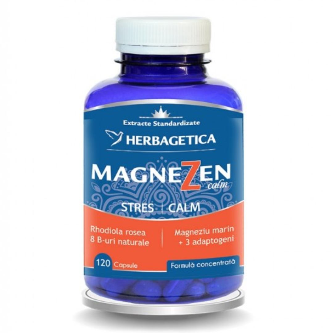 MagneZen Stres Calm, 120 capsule, Herbagetica