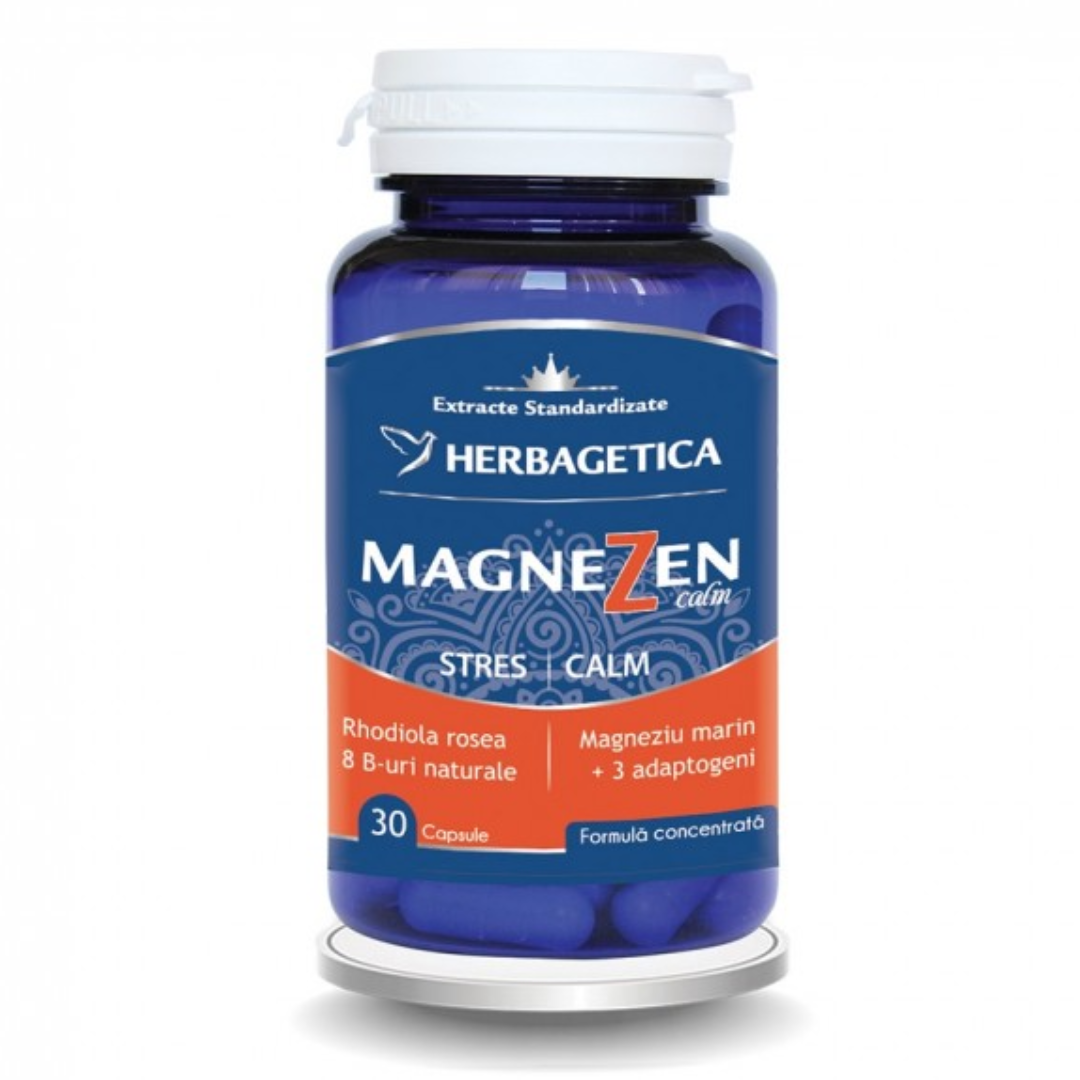 MagneZen Stres Calm, 30 capsule, Herbagetica