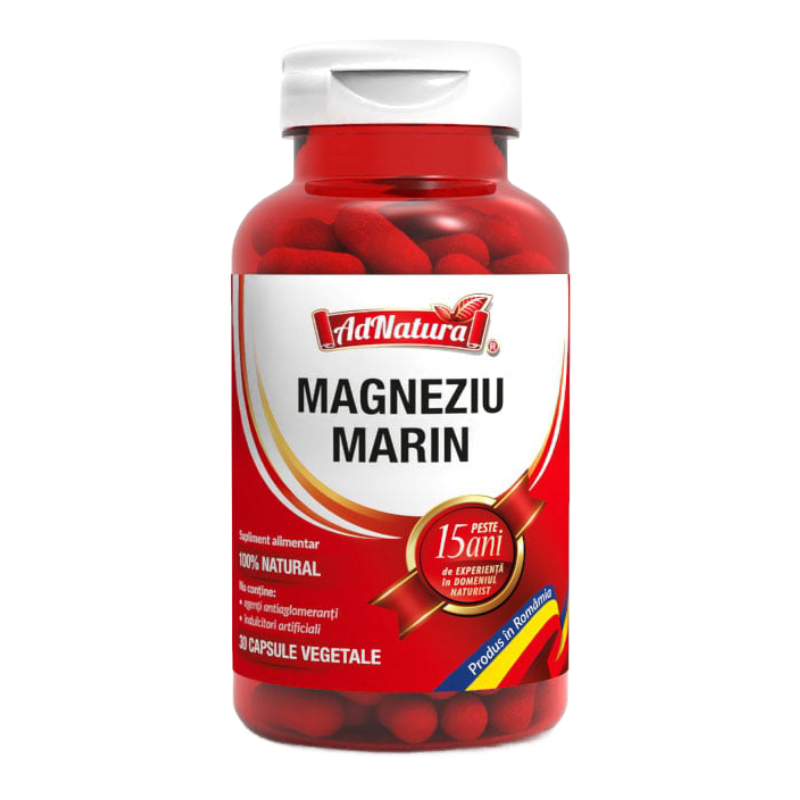 Magneziu Marin, 30 capsule, AdNatura