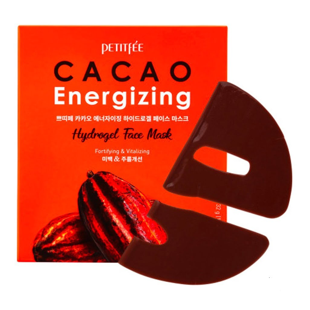 Masca de hidrogel energizanta cu cacao CACAO ENERGIZING, 32g, Petitfee