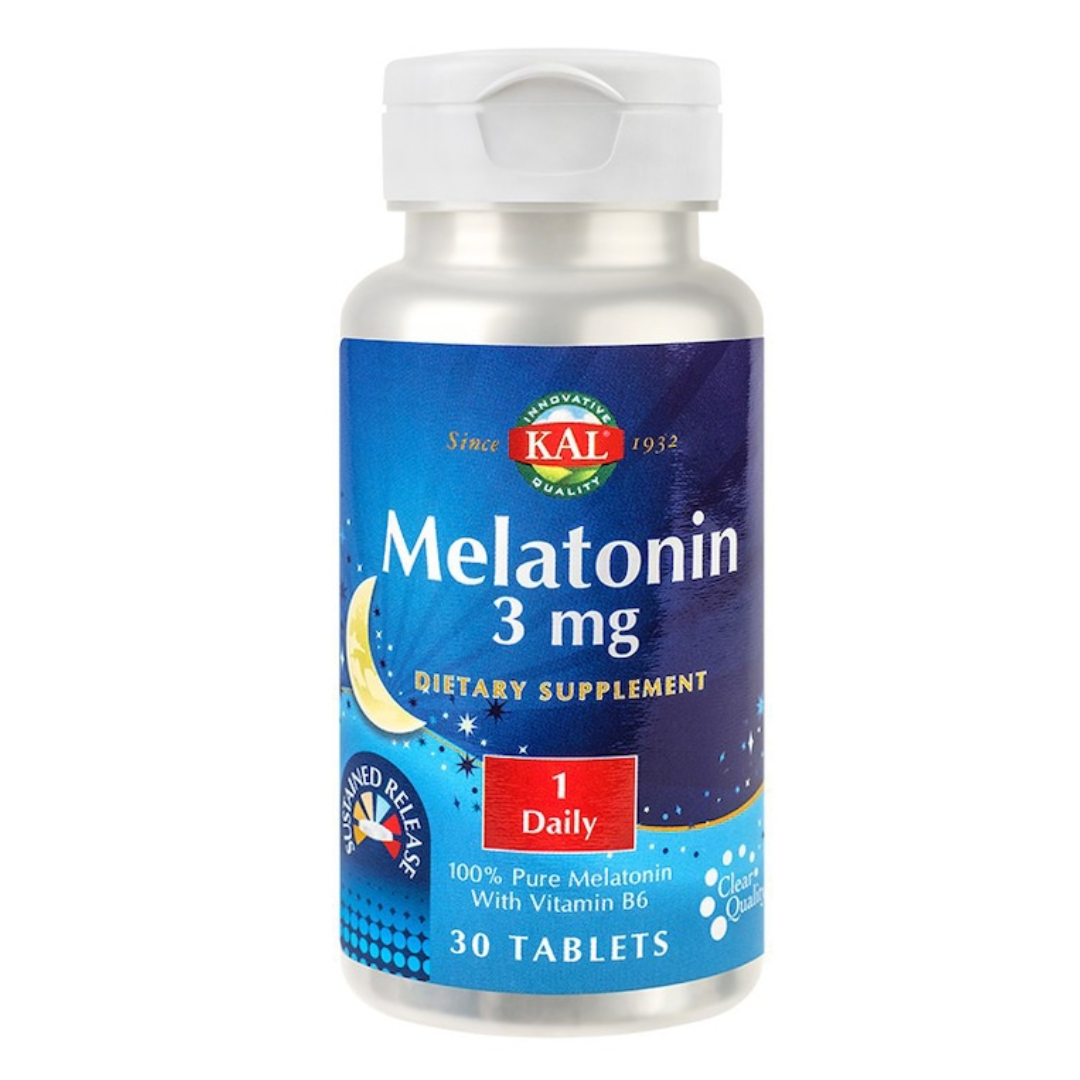 Melatonin Solaray 3mg, 30 tablete, Secom