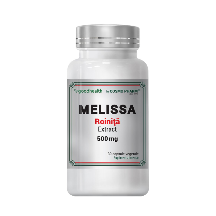 Melissa Extract, 500 mg, 30 capsule, Cosmo Pharm