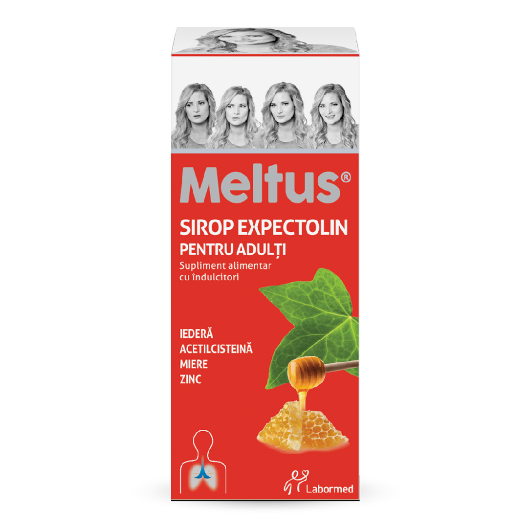 Sirop Expectolin pentru adulți, 100 ml, Meltus