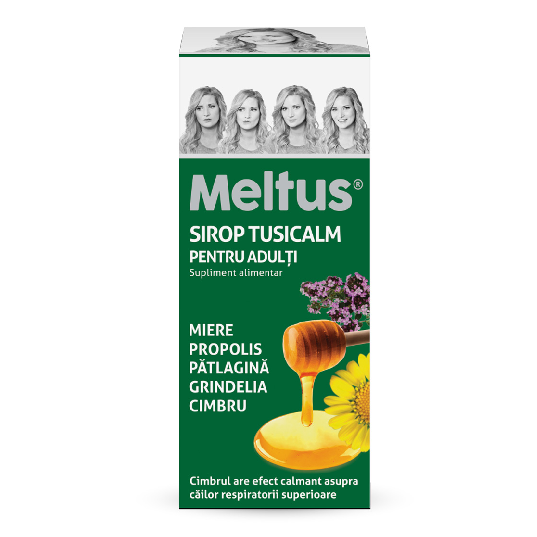 Sirop Tusicalm pentru adulți, 100 ml, Meltus