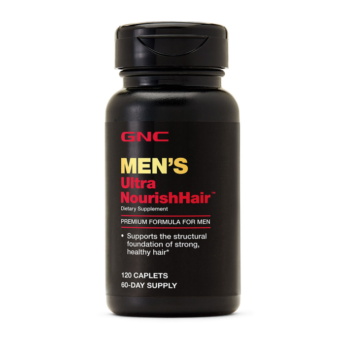 Men\'s Ultra NourishHair, 120 tablete, GNC