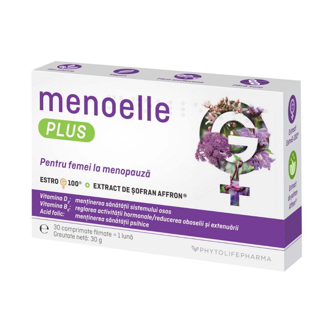 Menoelle Plus, 30 comprimate, Phytolife Pharma