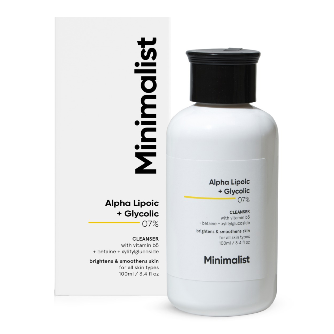 Cleanser cu Alpha Lipoic+Glycolic 07%, 100ml, Minimalist 