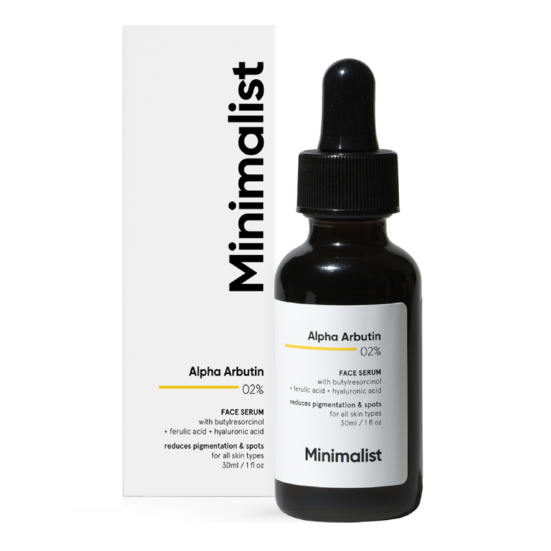 Ser pete pigmentare 02% Alpha Arbutin, 30ml, Minimalist 