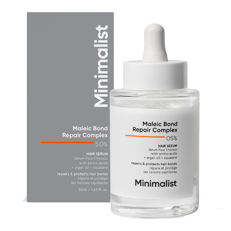 Ser reparator pentru par deteriorat Maleic Bond Repair Complex 05%, 50ml, Minimalist