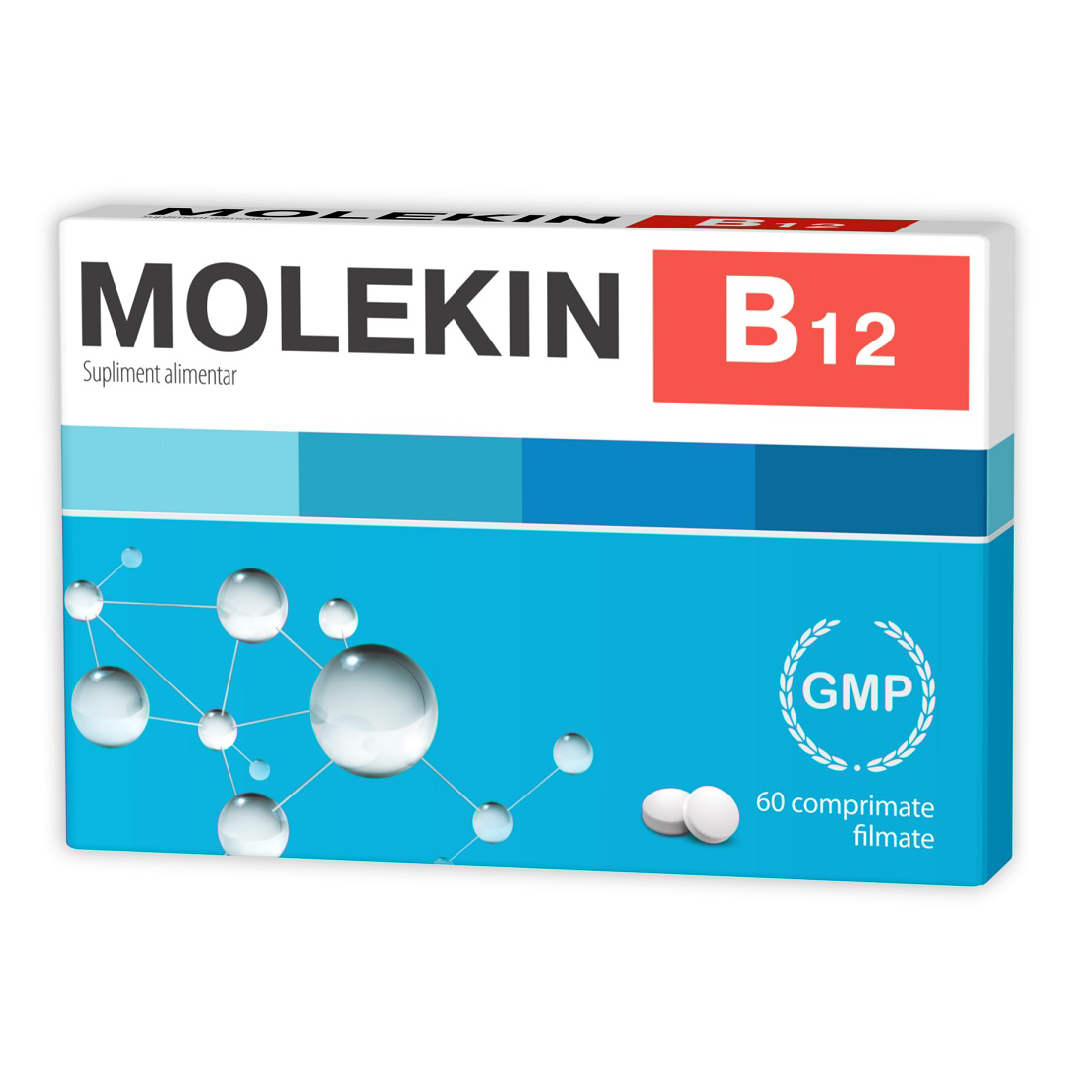 Molekin B12, 60 comprimate filmate, Zdrovit