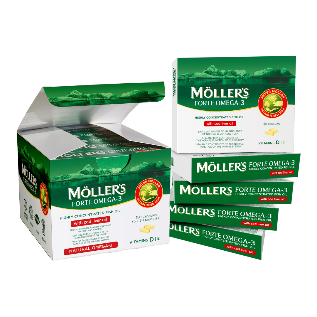 Omega 3 Forte, 150 capsule, Moller\'s