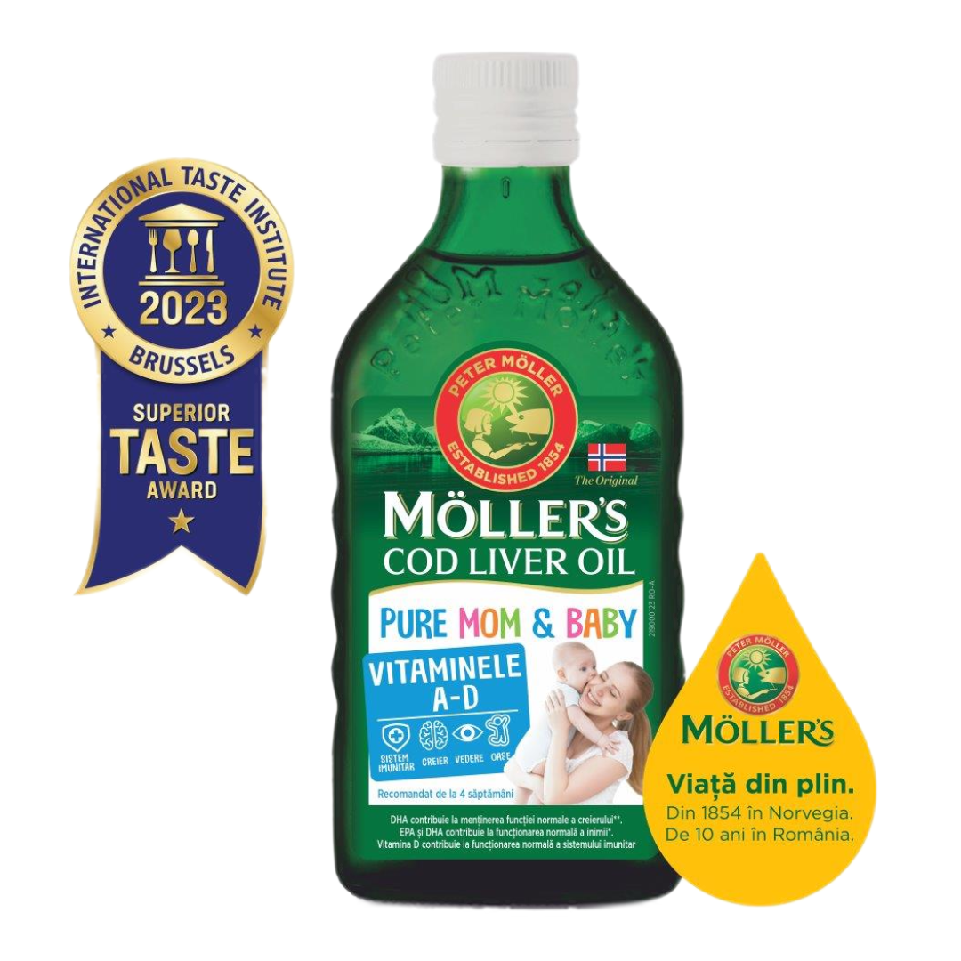 Moller\'s Cod Liver Oil Pure Mom & Baby, 250ml
