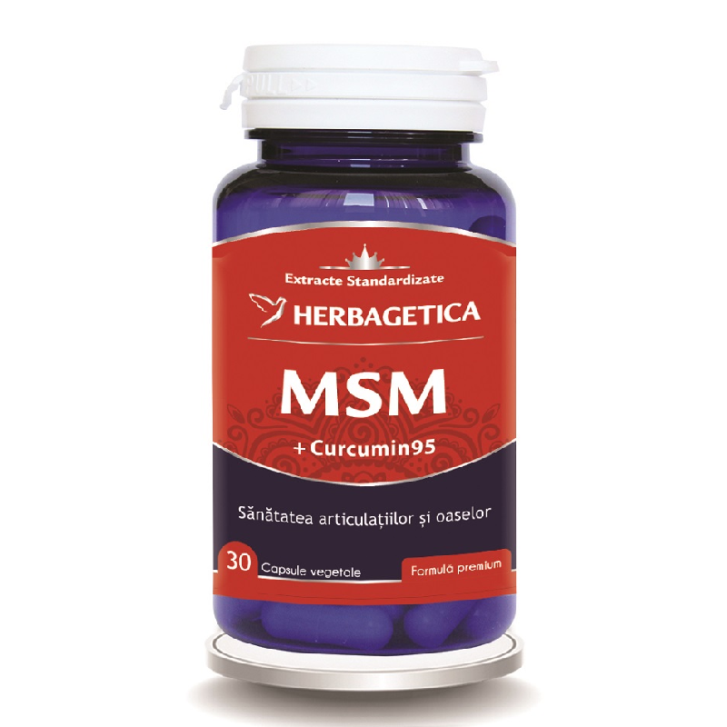 MSM + Curcumin95, 30 capsule, Herbagetica