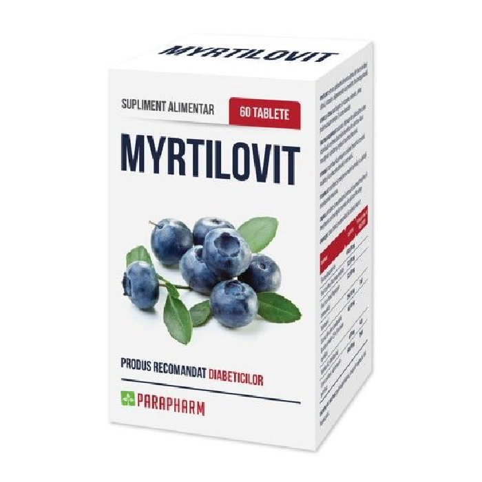 Myrtilovit, 60 tablete, Parapharm