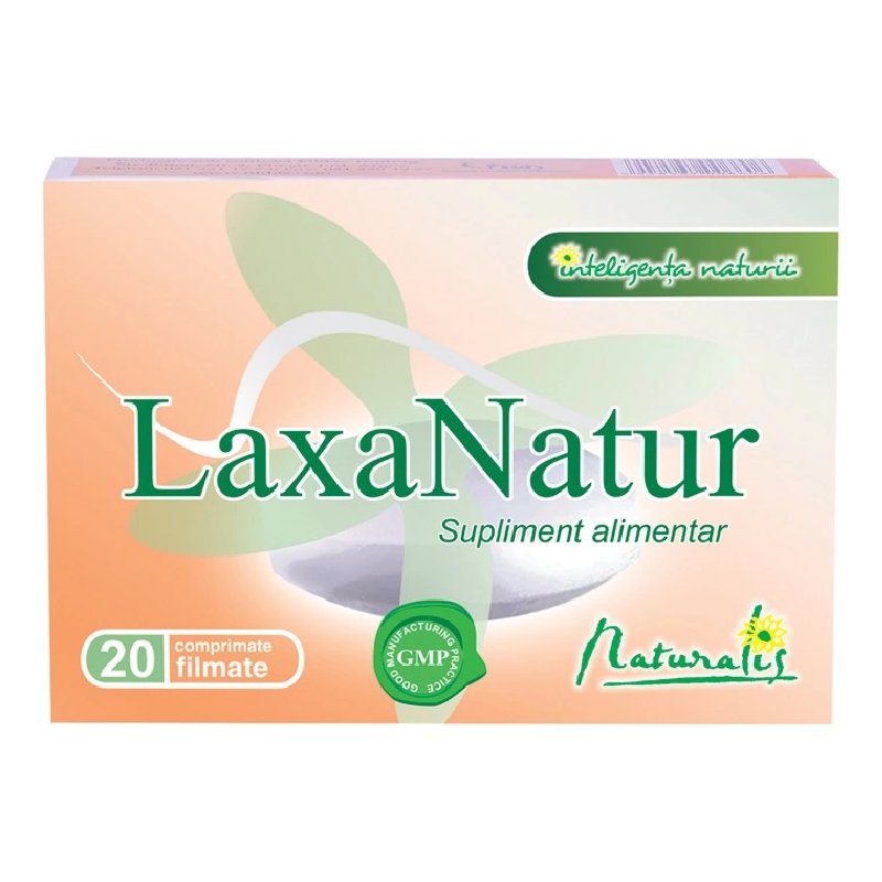 LaxaNatur, 20 comprimate, Naturalis