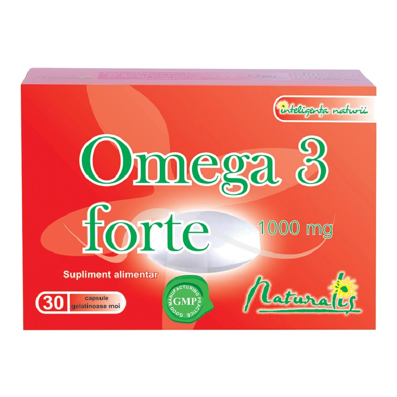 Omega 3 forte 1000mg, 30 capsule, Naturalis