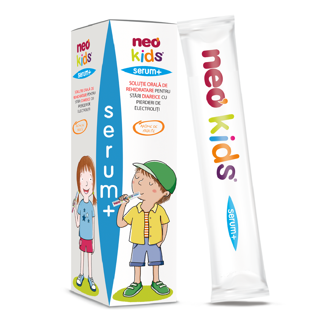 Serum+ solutie rehidratare. 5 plcuri, 50ml, Neo Kids