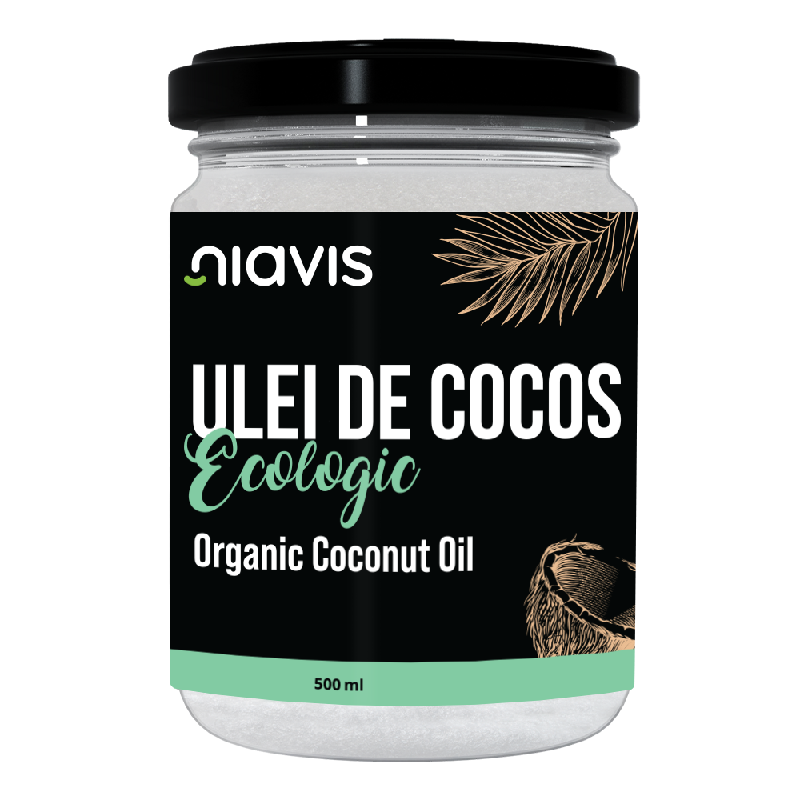 Ulei de Cocos extra virgin ecologic bio, 500ml, Niavis