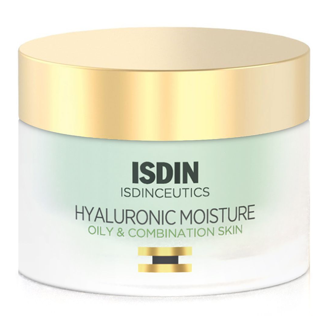 Crema hidratanta cu acid hialuronic pentru ten gras Isdinceutics, 50ml, Isdin