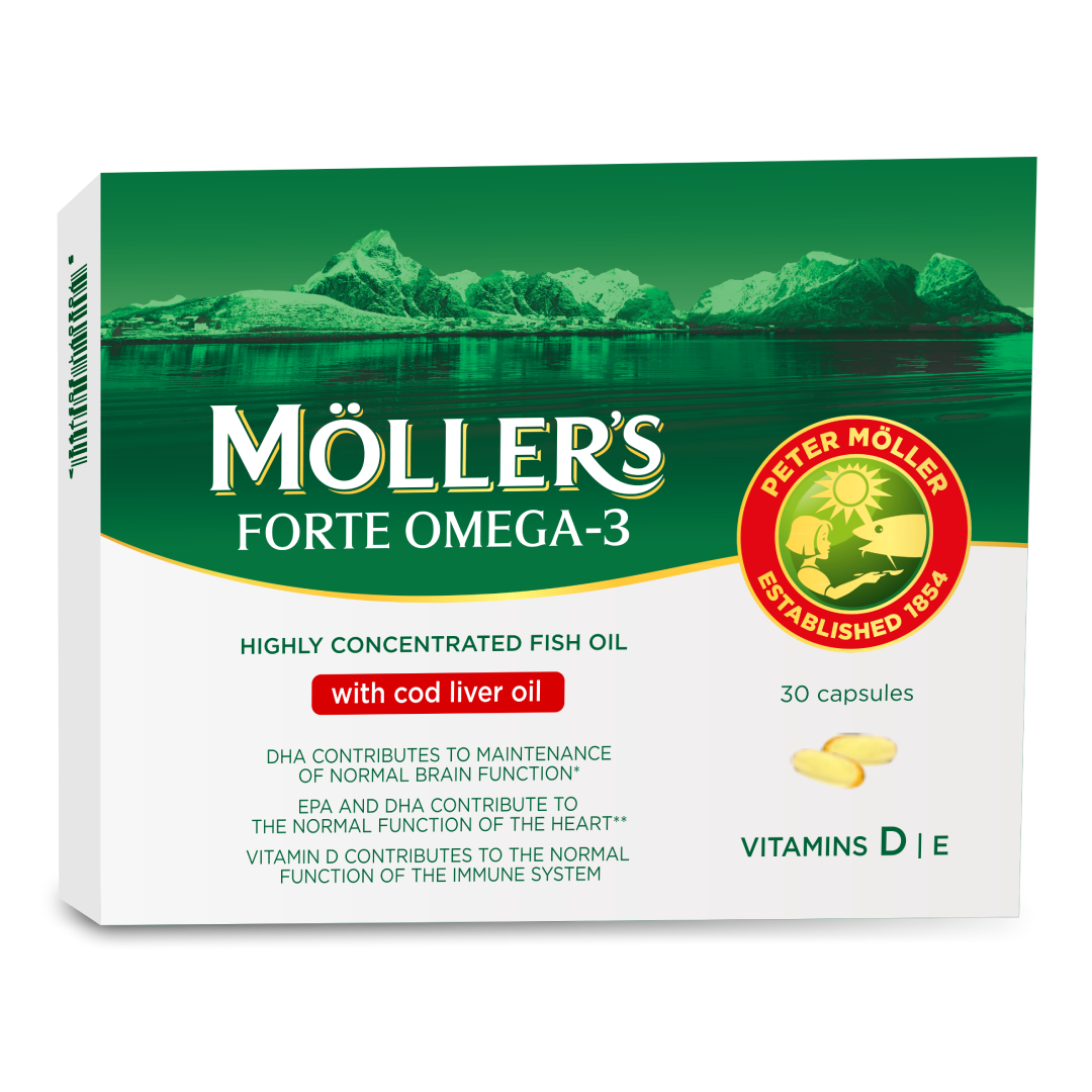 Omega 3 Forte, 30 capsule, Moller\'s