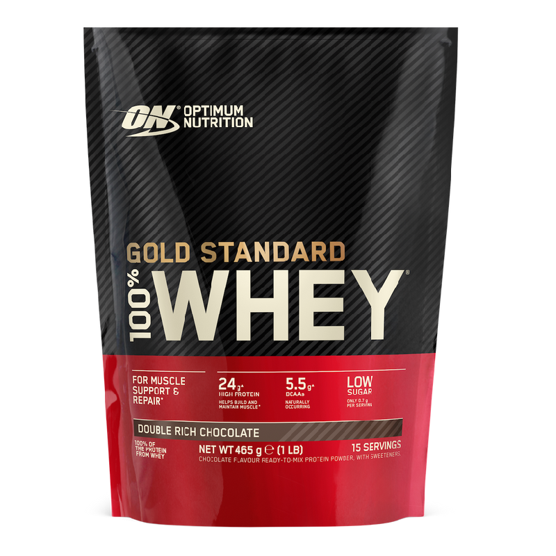 Proteine din zer, pudra proteica, ON 100% Whey Gold Standard, ciocolata, 465g, Optimum Nutrition