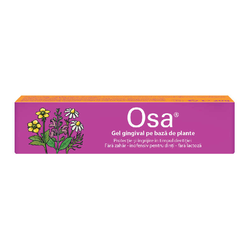 Gel gingival pentru eruptii dentare Osa, 20 g, Dr. A. & L. Schmidgall