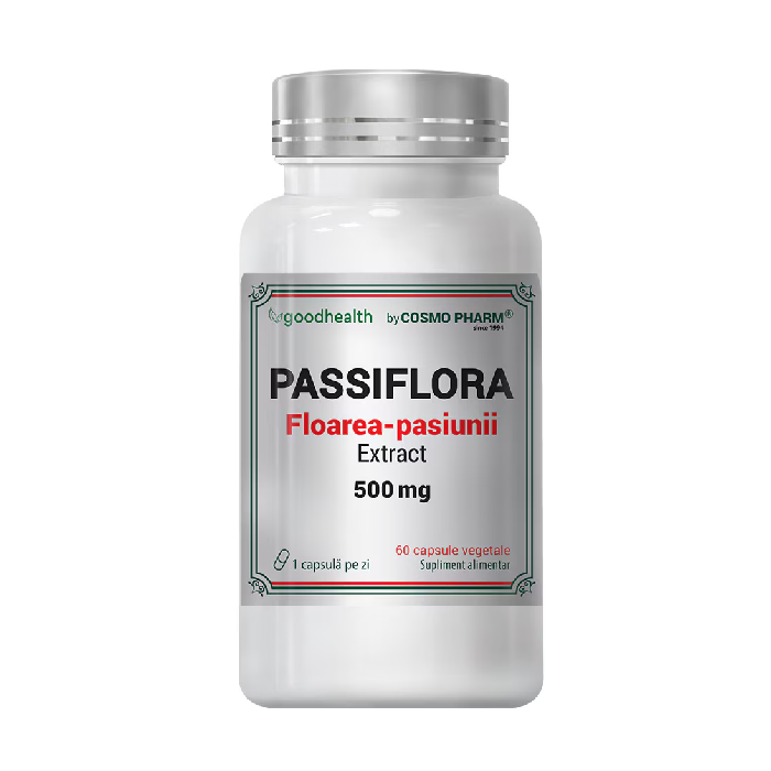 Passiflora Extract, 500 mg, 60 comprimate, Cosmo Pharm