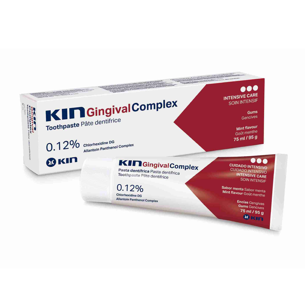 Pasta de dinti cu clorhexidina Kin Gingival, 75 ml, Kin