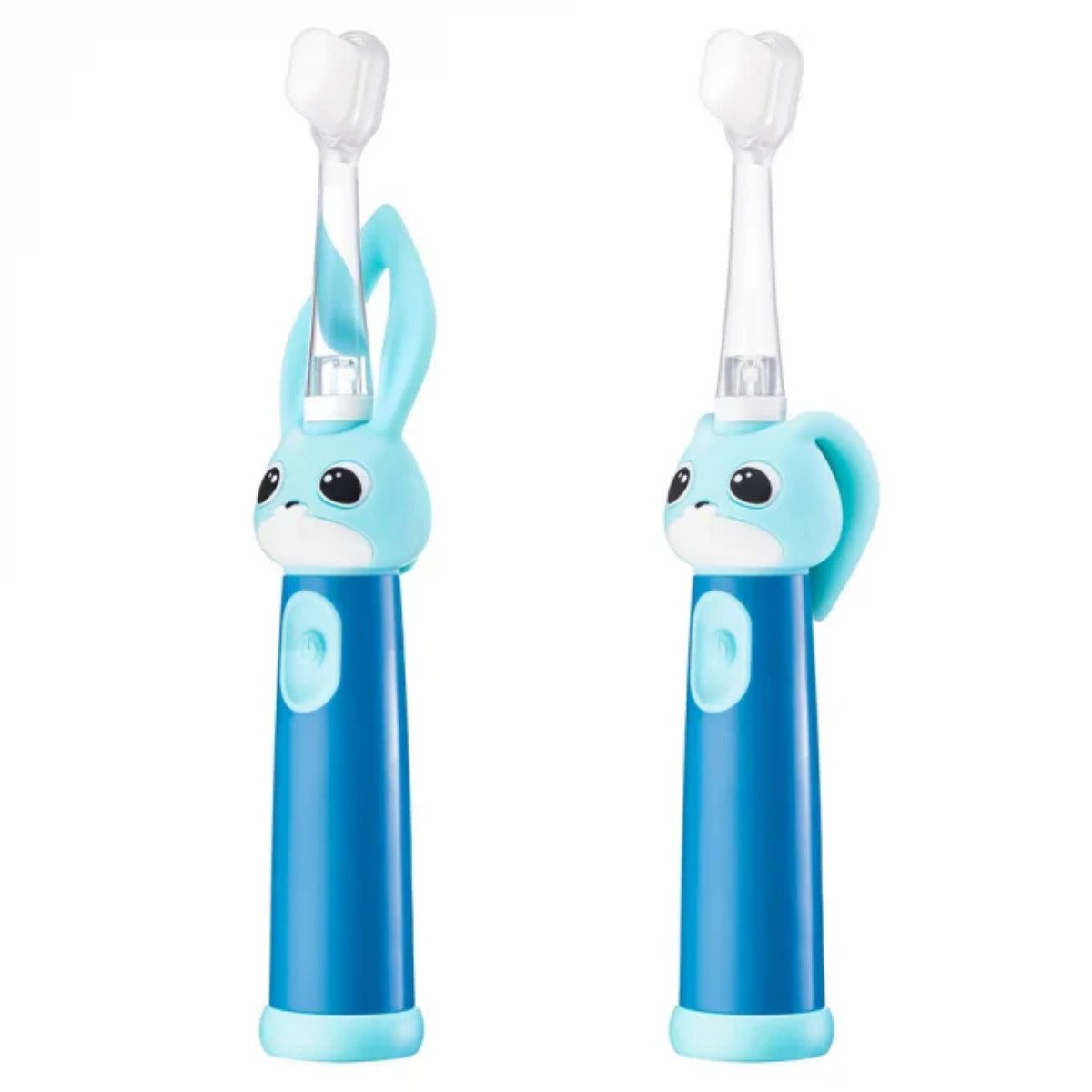 Periuta de dinti electrica Vitammy Bunny Light Blue, pentru copii 0-3 ani