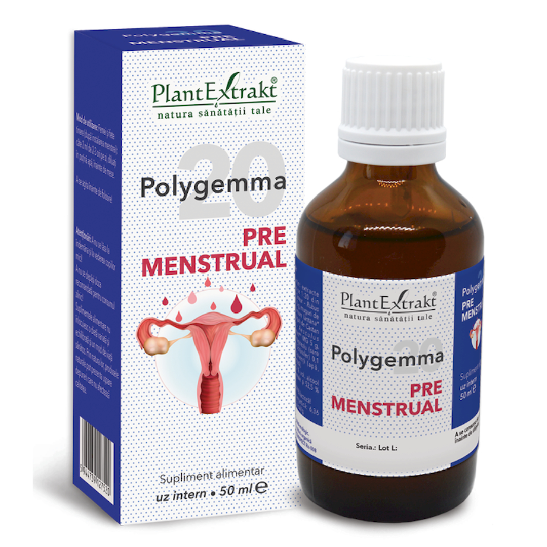 Polygemma 20, Premenstrual, 50 ml, Plant Extrakt