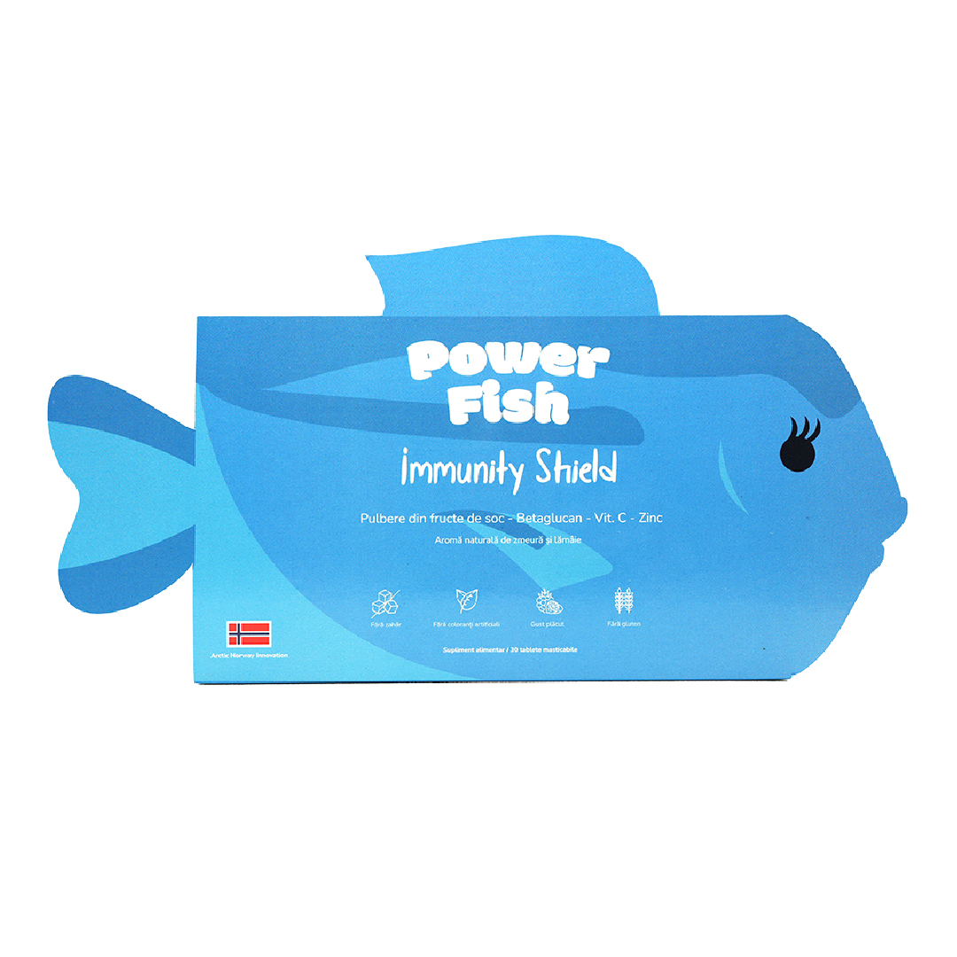 Immunity Shield pentru fete, 30 jeleuri, PowerFish