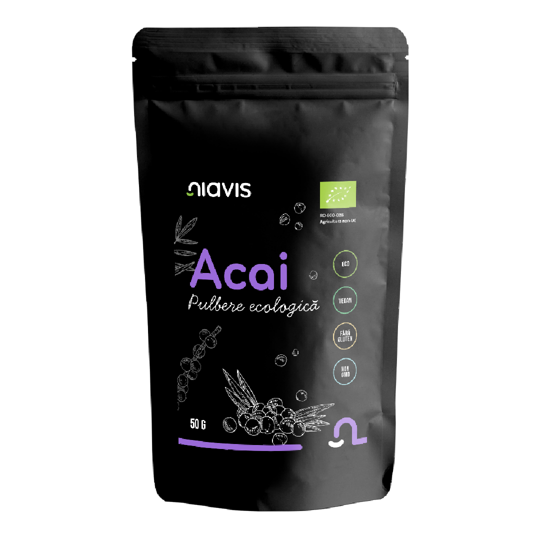 Pulbere Bio de Acai, 50 g, Niavis