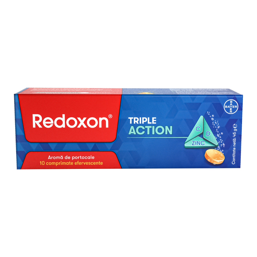 Redoxon Triple Action, 10 comprimate, Bayer