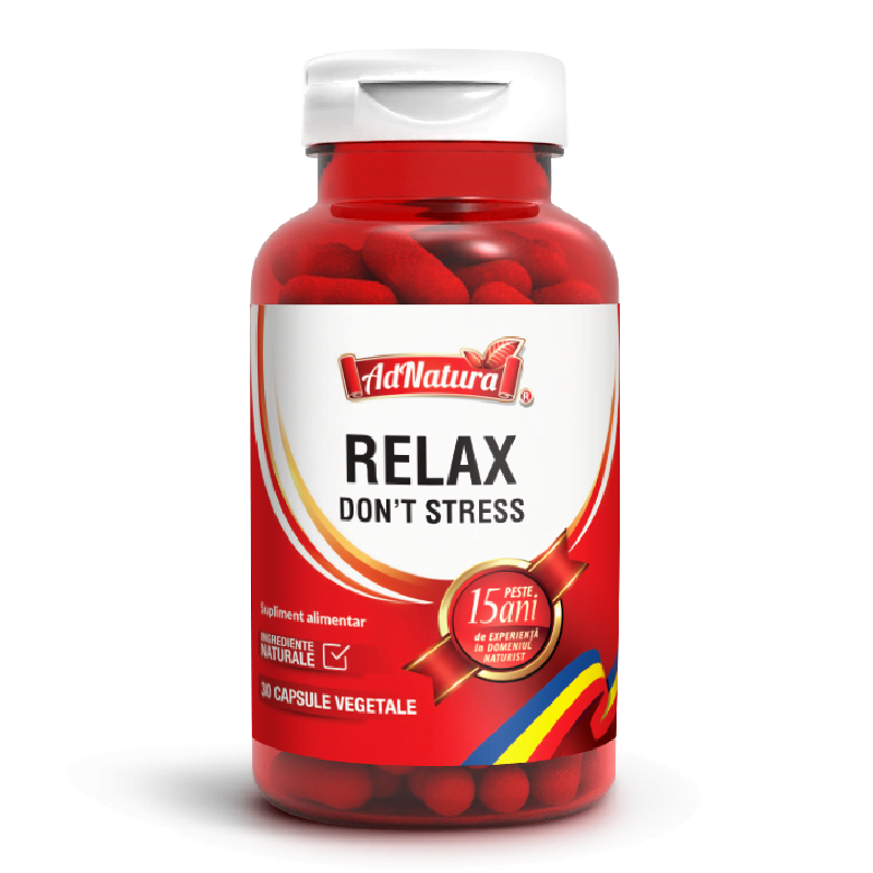 Relax Don't Stress, 60 capsule, AdNatura