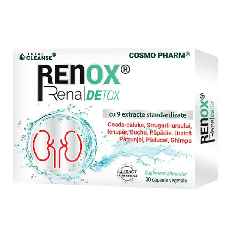 Renox Renal Detox, 30 capsule, Cosmopharm